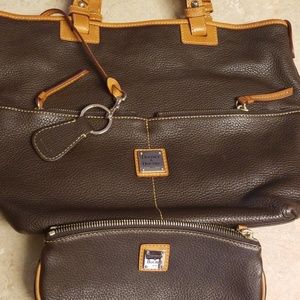 Soft leather Dooney and Bourke purse and wallet